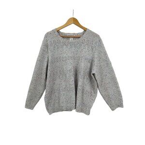 Alfred‎ Dunner Woman Sweater Size 2X Romantic Grannycore Cottagecore Feminine